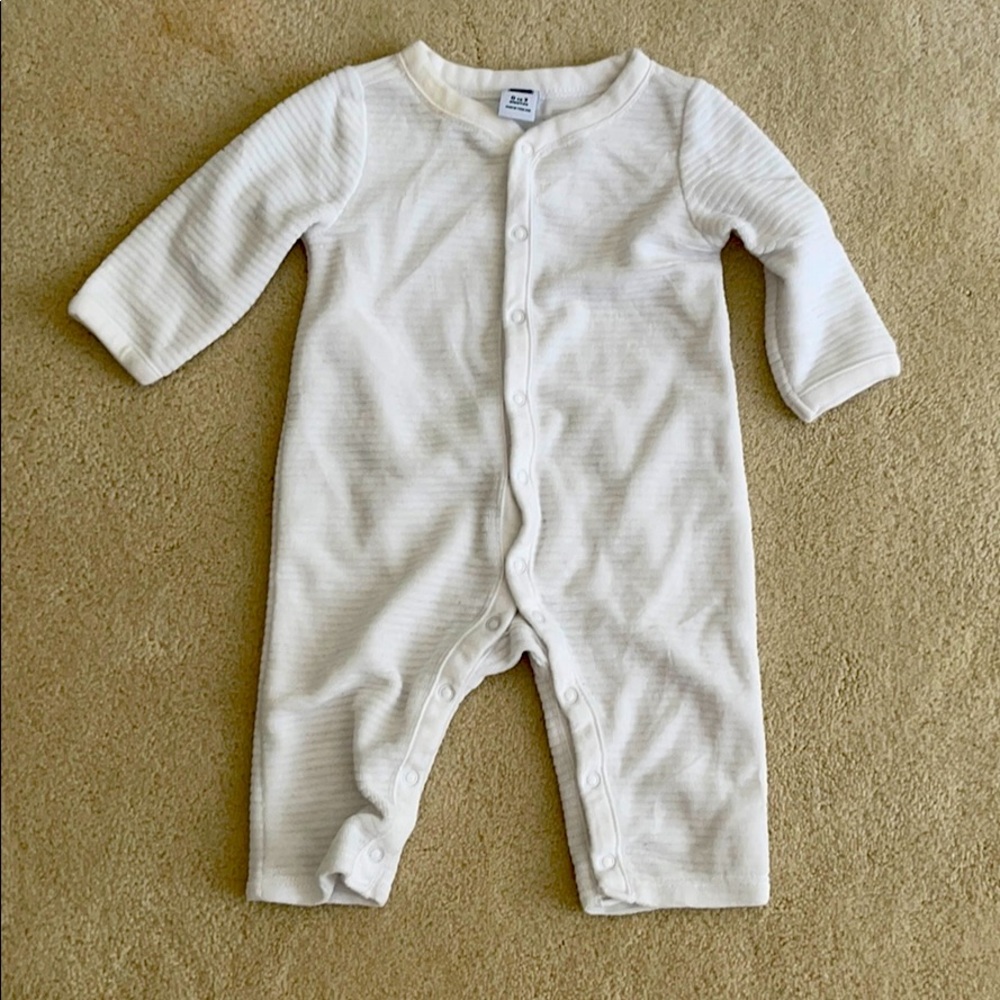 Janie and Jack white onesie